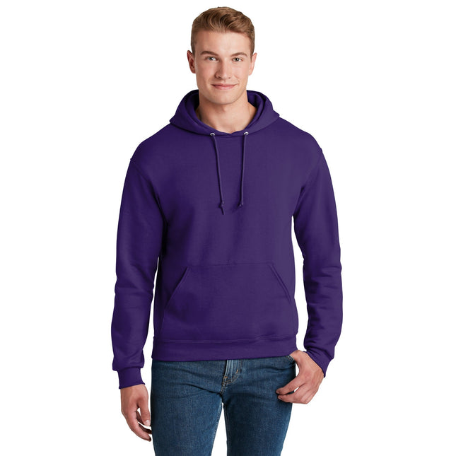 Jerzees - NuBlend Pullover Hooded Sweatshirt. 996M - Deep Purple - Union Prints