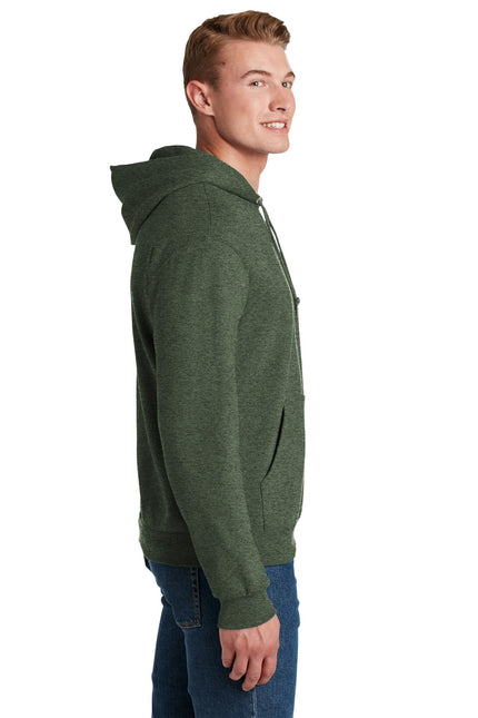 Jerzees - NuBlend Pullover Hooded Sweatshirt. 996M - Military Green Heather - Union Prints