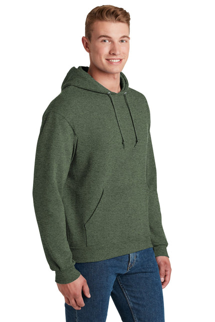 Jerzees - NuBlend Pullover Hooded Sweatshirt. 996M - Military Green Heather - Union Prints