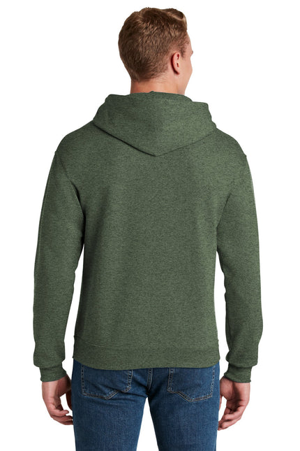 Jerzees - NuBlend Pullover Hooded Sweatshirt. 996M - Military Green Heather - Union Prints