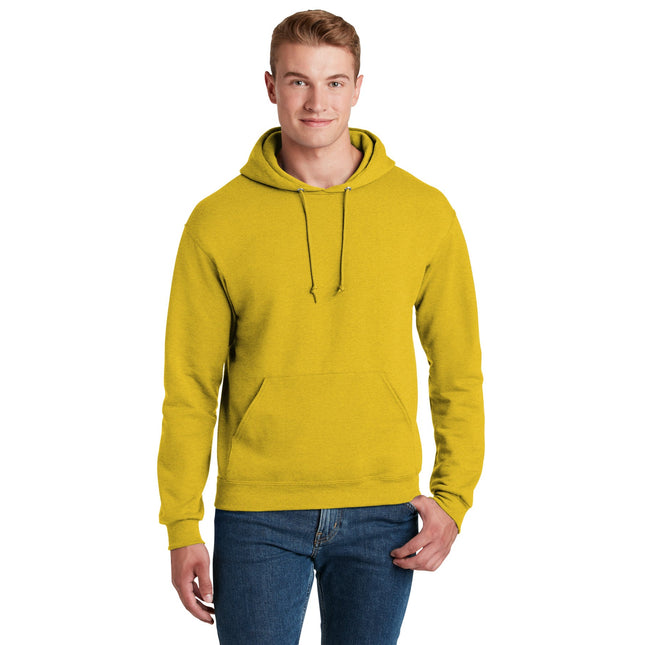 Jerzees - NuBlend Pullover Hooded Sweatshirt. 996M - Mustard Heather - Union Prints