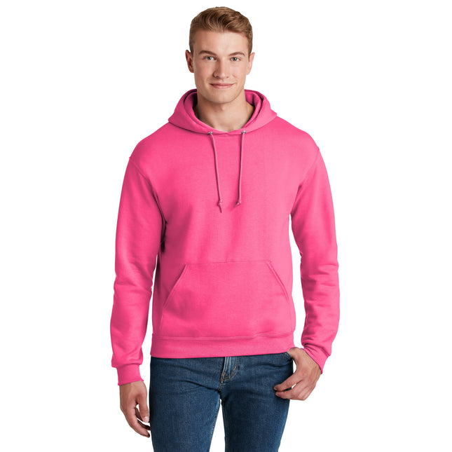 Jerzees - NuBlend Pullover Hooded Sweatshirt. 996M - Neon Pink - Union Prints