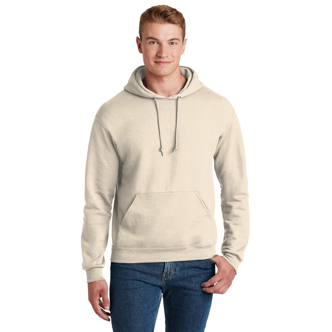 Jerzees - NuBlend Pullover Hooded Sweatshirt. 996M - Sweet Cream Heather - Union Prints