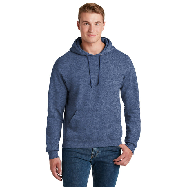 Jerzees - NuBlend Pullover Hooded Sweatshirt. 996M - Vintage Heather Blue - Union Prints