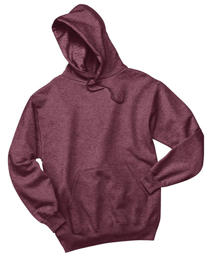 Jerzees - NuBlend Pullover Hooded Sweatshirt. 996M - Vintage Heather Maroon - Union Prints