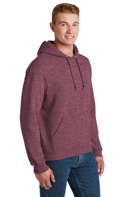 Jerzees - NuBlend Pullover Hooded Sweatshirt. 996M - Vintage Heather Maroon - Union Prints