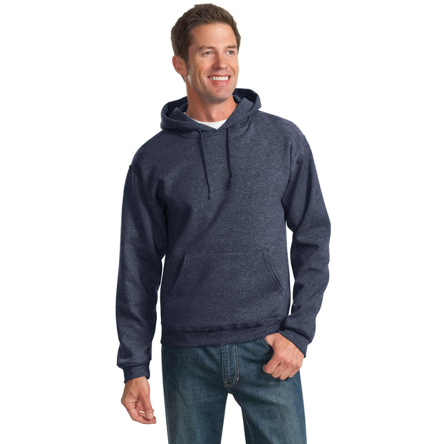 Jerzees - NuBlend Pullover Hooded Sweatshirt. 996M - Vintage Heather Navy - Union Prints