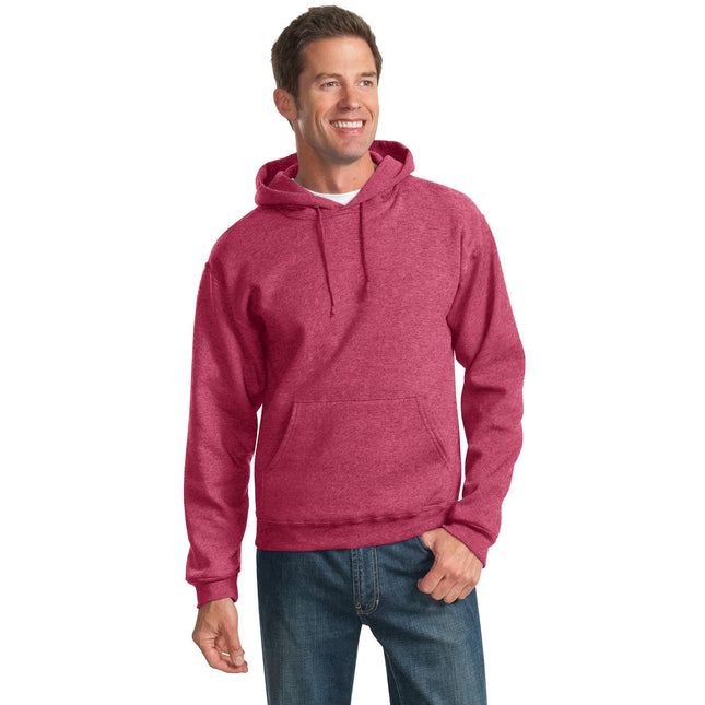 Jerzees - NuBlend Pullover Hooded Sweatshirt. 996M - Vintage Heather Red - Union Prints