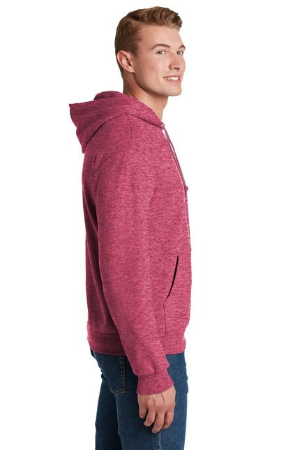 Jerzees - NuBlend Pullover Hooded Sweatshirt. 996M - Vintage Heather Red - Union Prints