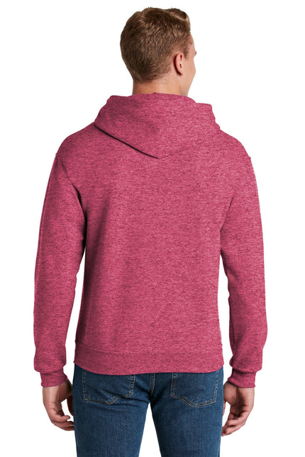 Jerzees - NuBlend Pullover Hooded Sweatshirt. 996M - Vintage Heather Red - Union Prints