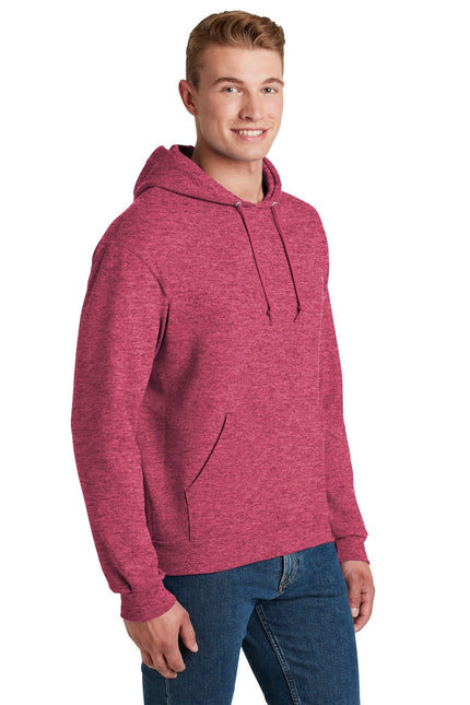 Jerzees - NuBlend Pullover Hooded Sweatshirt. 996M - Vintage Heather Red - Union Prints