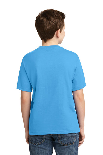 Jerzees - Youth Dri-Power 50/50 Cotton/Poly T-Shirt. 29B - Aquatic Blue - Union Prints