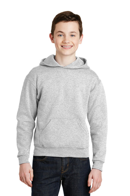 Jerzees - Youth NuBlend Pullover Hooded Sweatshirt. 996Y - Ash - Union Prints