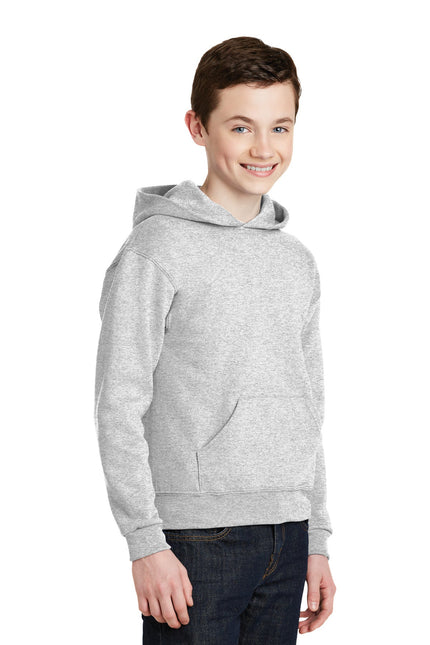 Jerzees - Youth NuBlend Pullover Hooded Sweatshirt. 996Y - Ash - Union Prints