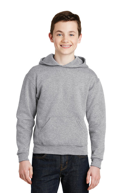 Jerzees - Youth NuBlend Pullover Hooded Sweatshirt. 996Y - Athletic Heather - Union Prints
