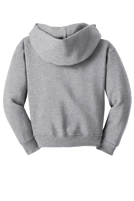 Jerzees - Youth NuBlend Pullover Hooded Sweatshirt. 996Y - Athletic Heather - Union Prints
