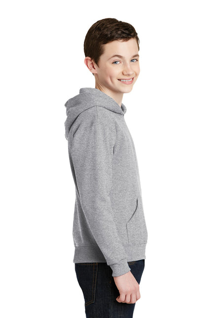 Jerzees - Youth NuBlend Pullover Hooded Sweatshirt. 996Y - Athletic Heather - Union Prints