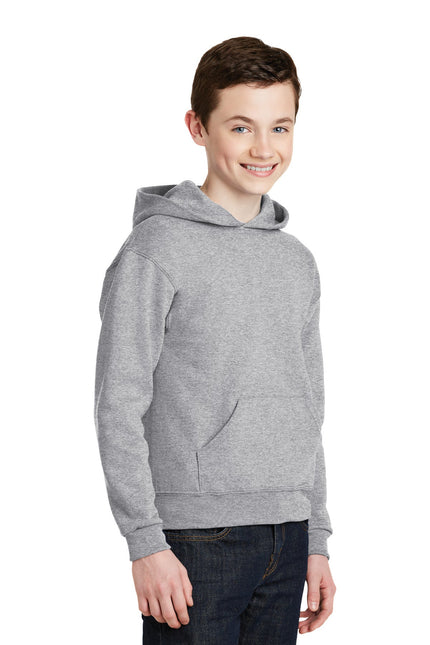 Jerzees - Youth NuBlend Pullover Hooded Sweatshirt. 996Y - Athletic Heather - Union Prints