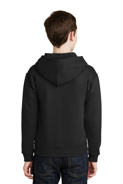 Jerzees - Youth NuBlend Pullover Hooded Sweatshirt. 996Y - Black - Union Prints