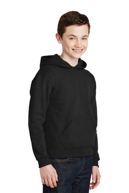 Jerzees - Youth NuBlend Pullover Hooded Sweatshirt. 996Y - Black - Union Prints