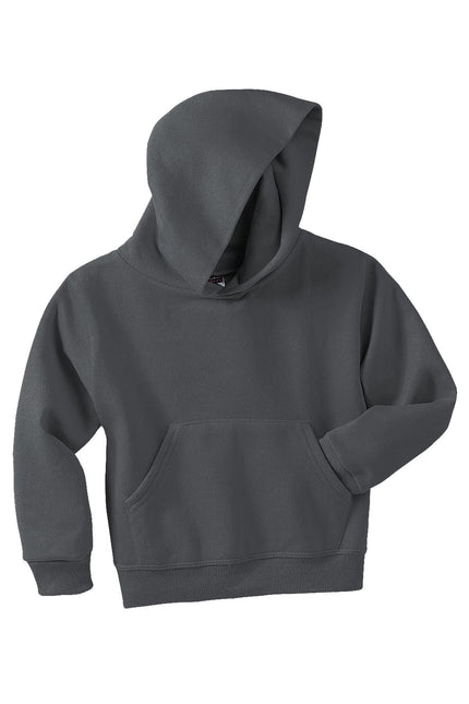 Jerzees - Youth NuBlend Pullover Hooded Sweatshirt. 996Y - Charcoal Grey - Union Prints