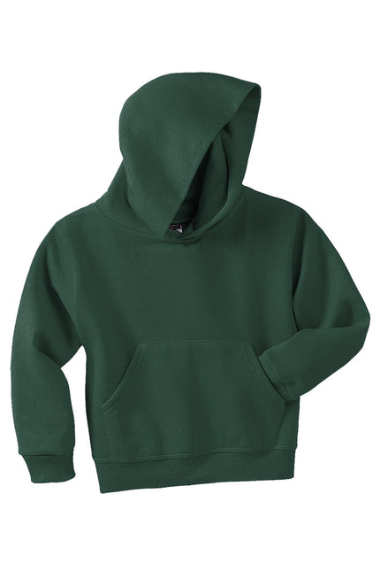 Jerzees - Youth NuBlend Pullover Hooded Sweatshirt. 996Y - Forest Green - Union Prints