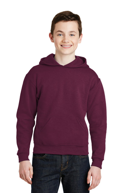 Jerzees - Youth NuBlend Pullover Hooded Sweatshirt. 996Y - Maroon - Union Prints