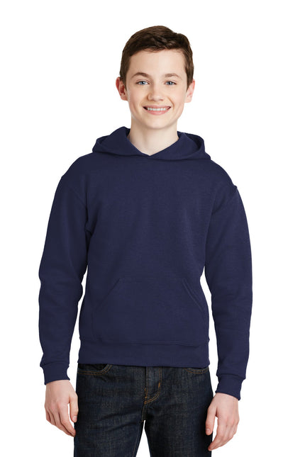 Jerzees - Youth NuBlend Pullover Hooded Sweatshirt. 996Y - Navy - Union Prints