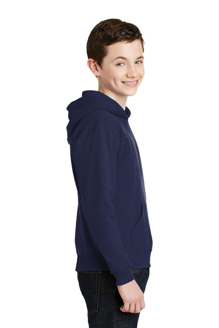 Jerzees - Youth NuBlend Pullover Hooded Sweatshirt. 996Y - Navy - Union Prints
