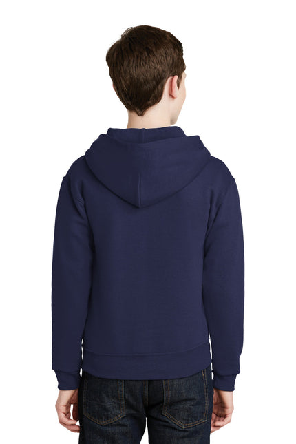 Jerzees - Youth NuBlend Pullover Hooded Sweatshirt. 996Y - Navy - Union Prints