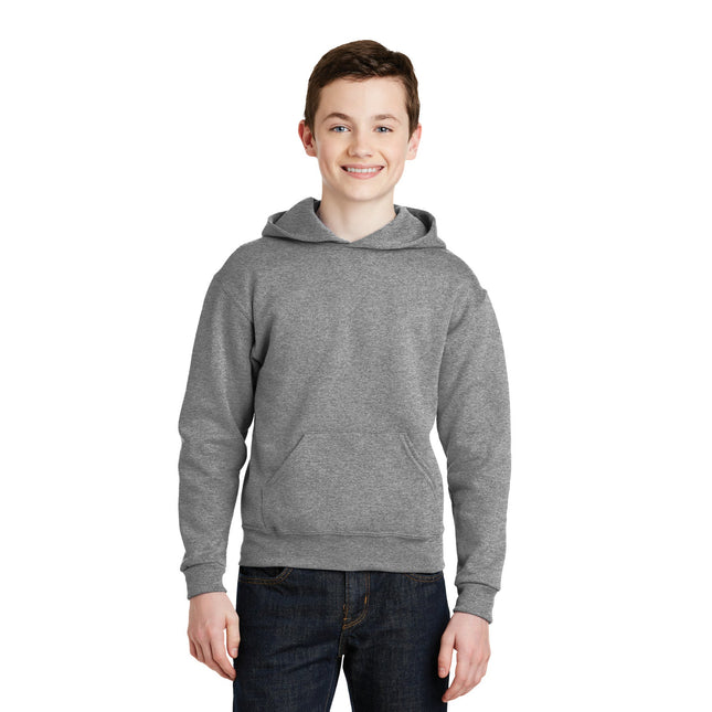 Jerzees - Youth NuBlend Pullover Hooded Sweatshirt. 996Y - Oxford - Union Prints