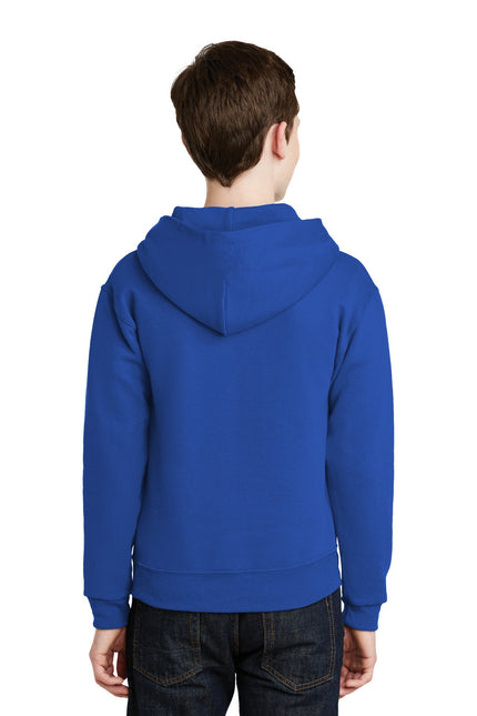 Jerzees - Youth NuBlend Pullover Hooded Sweatshirt. 996Y - Royal - Union Prints