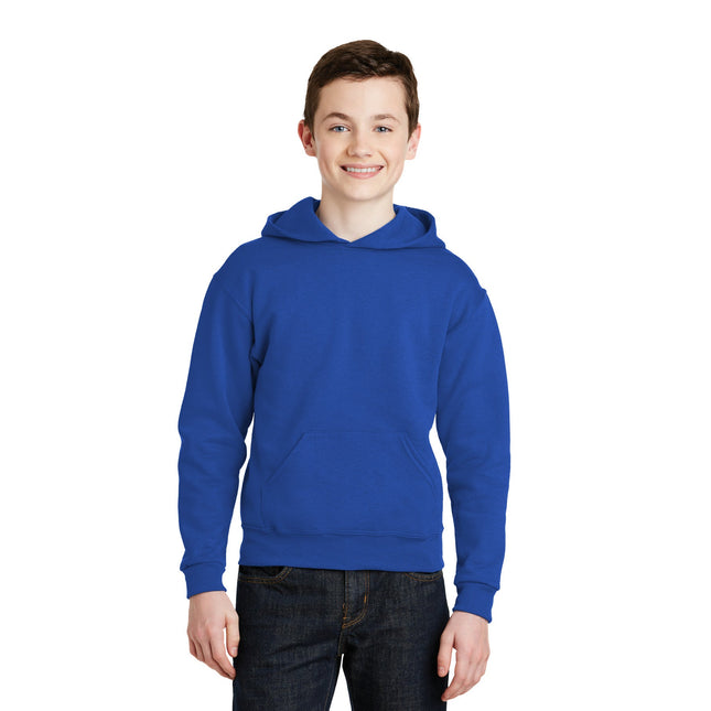 Jerzees - Youth NuBlend Pullover Hooded Sweatshirt. 996Y - Royal - Union Prints