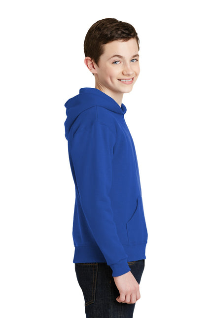 Jerzees - Youth NuBlend Pullover Hooded Sweatshirt. 996Y - Royal - Union Prints