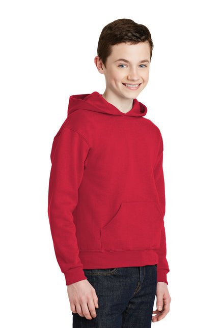 Jerzees - Youth NuBlend Pullover Hooded Sweatshirt. 996Y - True Red - Union Prints