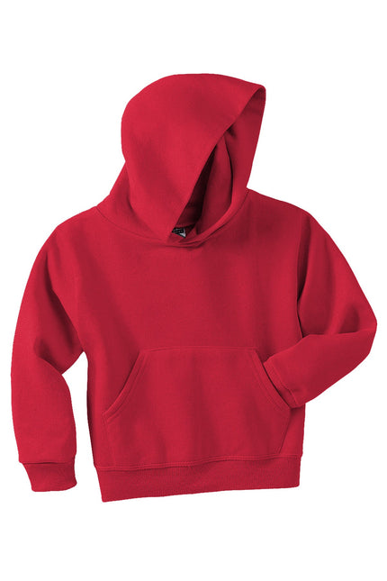Jerzees - Youth NuBlend Pullover Hooded Sweatshirt. 996Y - True Red - Union Prints