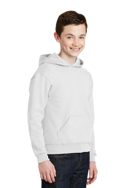 Jerzees - Youth NuBlend Pullover Hooded Sweatshirt. 996Y - White - Union Prints