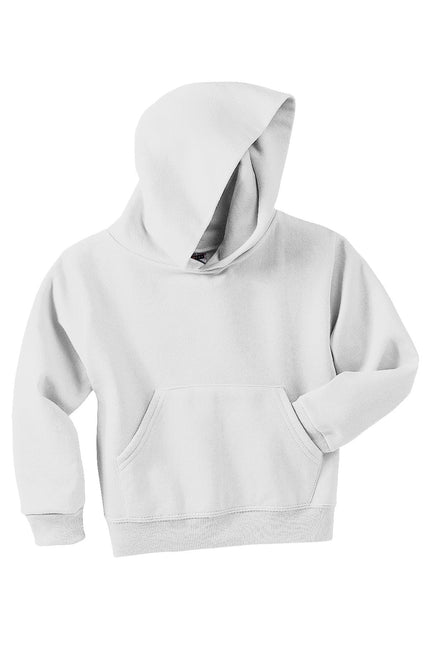 Jerzees - Youth NuBlend Pullover Hooded Sweatshirt. 996Y - White - Union Prints