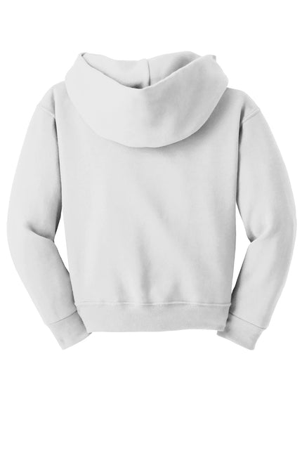 Jerzees - Youth NuBlend Pullover Hooded Sweatshirt. 996Y - White - Union Prints
