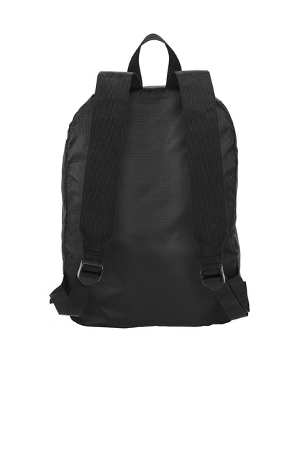 Port Authority Crush Ripstop Backpack BG213 - Black - Union Prints
