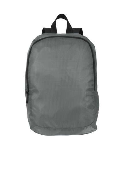 Port Authority Crush Ripstop Backpack BG213 - Shadow Grey - Union Prints