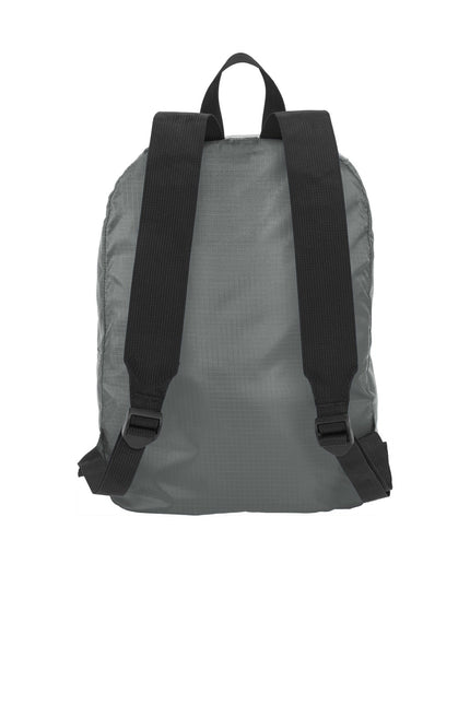 Port Authority Crush Ripstop Backpack BG213 - Shadow Grey - Union Prints