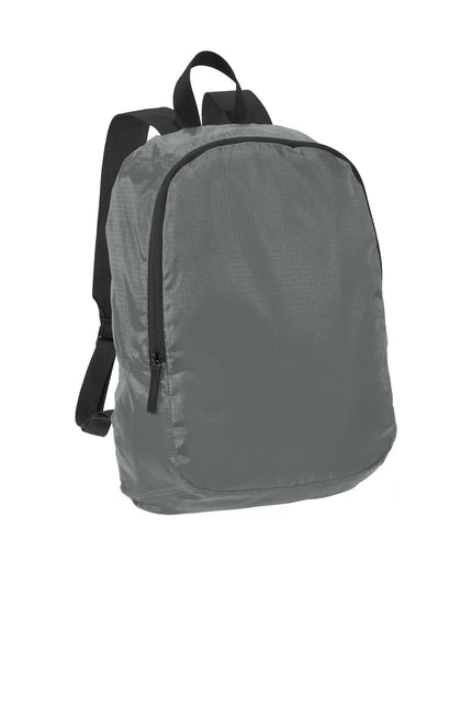 Port Authority Crush Ripstop Backpack BG213 - Shadow Grey - Union Prints