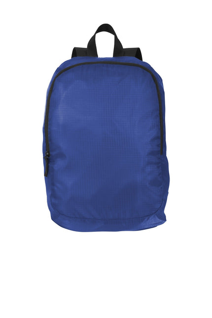Port Authority Crush Ripstop Backpack BG213 - True Royal - Union Prints