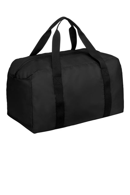 Port Authority Mini Ripstop Travel Duffel BG820 - Deep Black - Union Prints