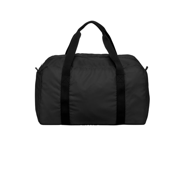 Port Authority Mini Ripstop Travel Duffel BG820 - Deep Black - Union Prints