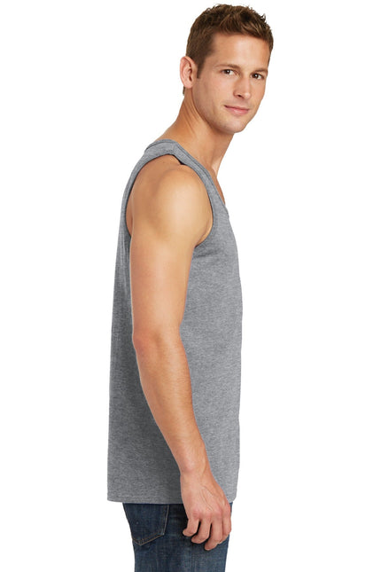 Port & Company Core Cotton Tank Top. PC54TT - Athletic Heather - Union Prints