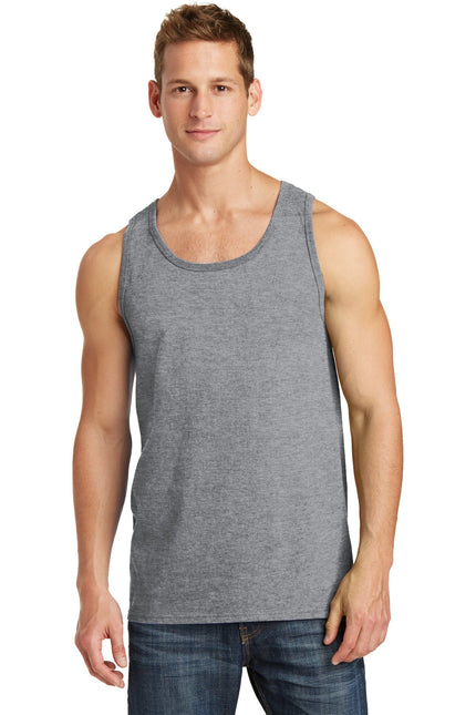Port & Company Core Cotton Tank Top. PC54TT - Athletic Heather - Union Prints