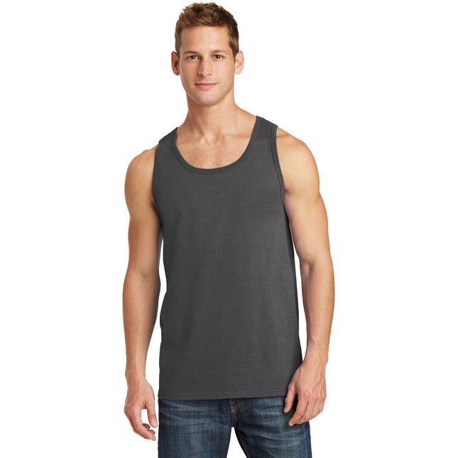Port & Company Core Cotton Tank Top. PC54TT - Charcoal - Union Prints