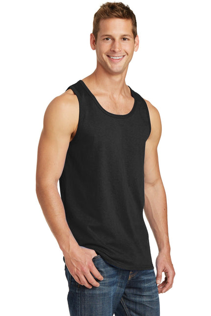 Port & Company Core Cotton Tank Top. PC54TT - Jet Black - Union Prints